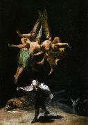 Francisco de goya y Lucientes Witches in the Air oil painting reproduction